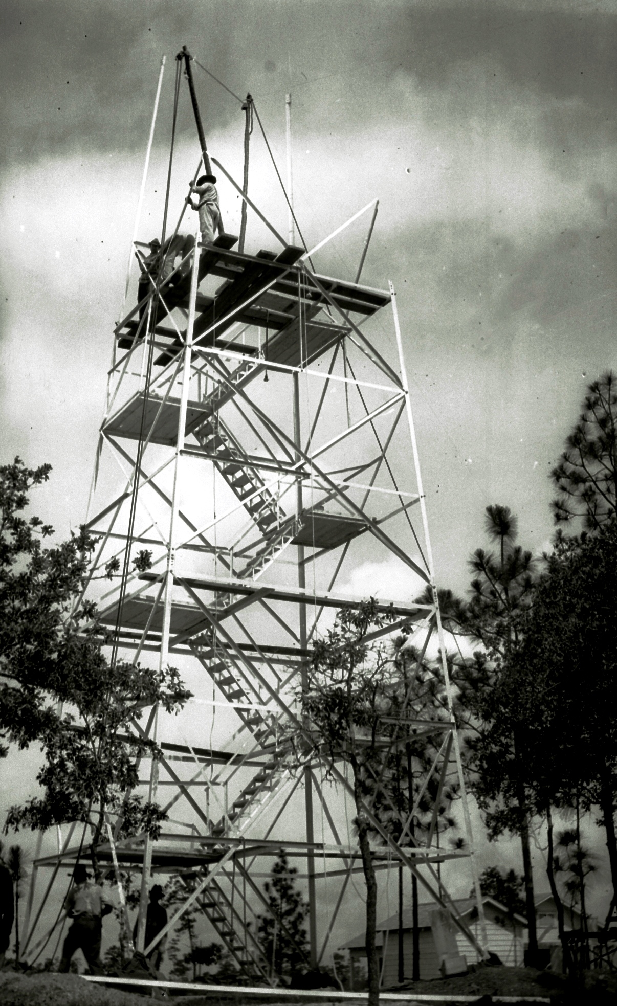First steel fire tower 1
