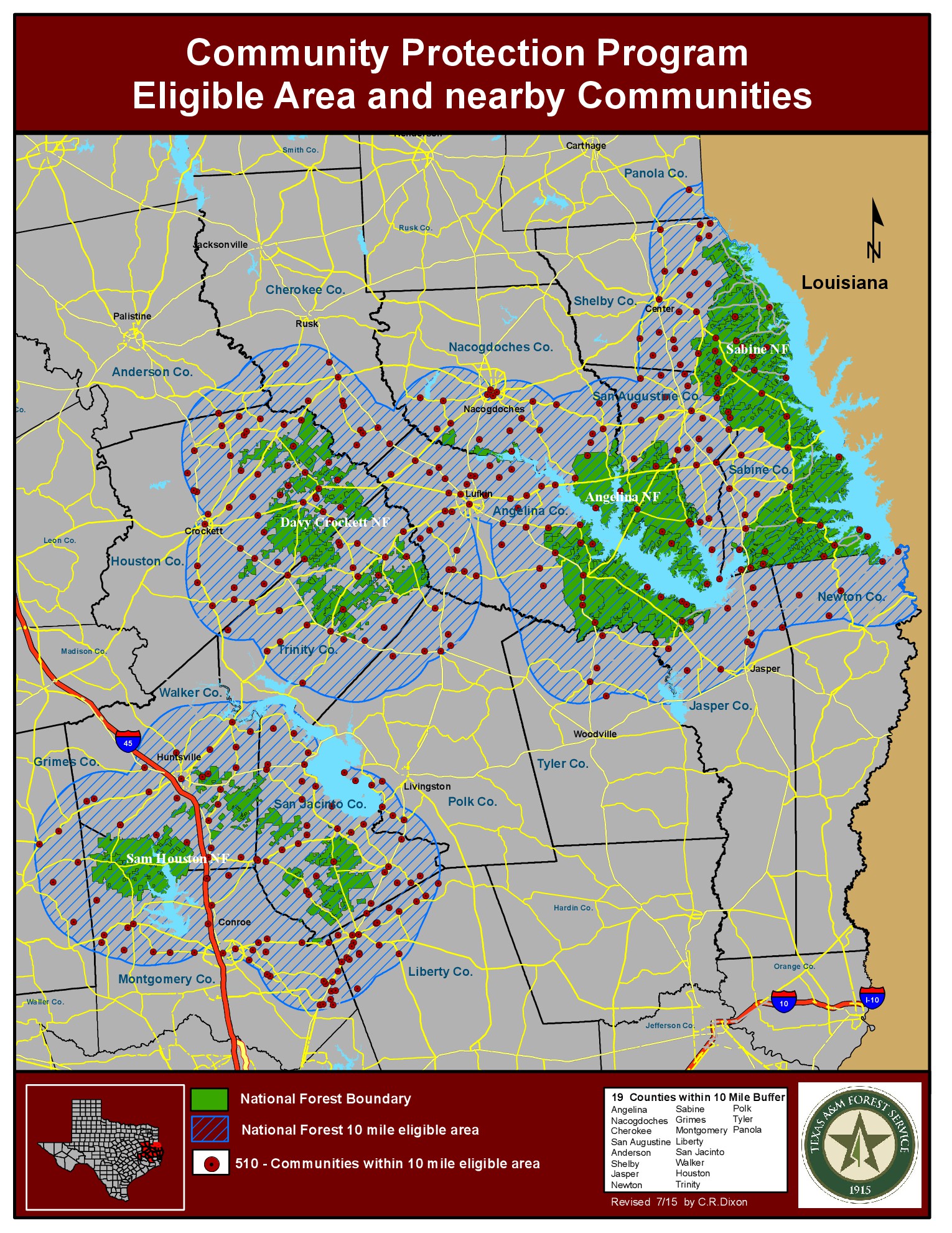 2017 Areas Eligible for the CPP Grant