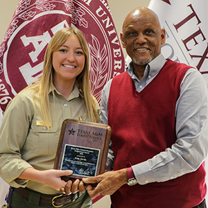 <p> <span>Texas A&M Forest Service held the agency’s annual
personnel meeting this week. Agency employees gathered virtually from across
the state to recognize accomplishments of the past year and employee
achievements.</span></p>
<p><span></span></p>