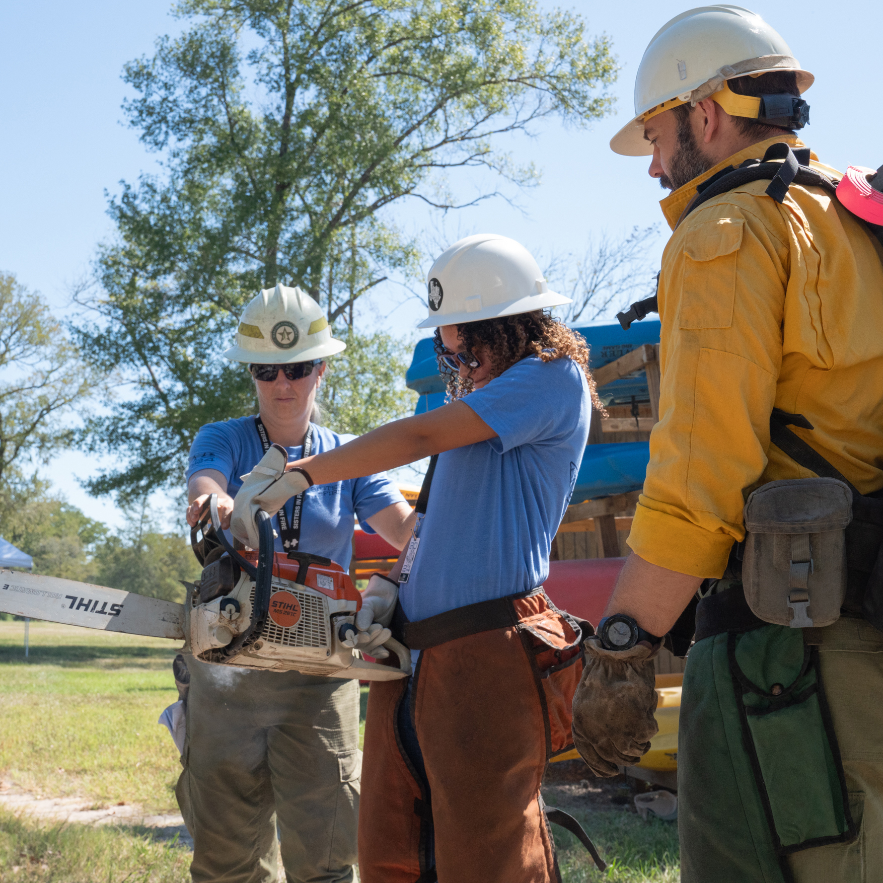 Texas A&amp;M Forest Service hosted the fourth annual Sisters in Fire event on Saturday, Sept. 28, at Sam Houston State University Bearkat Camp.