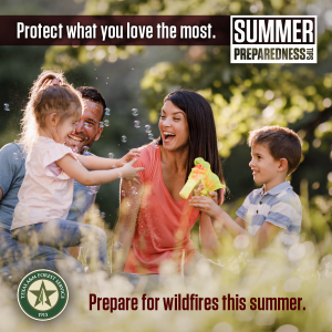 As Texans make plans to observe Memorial Day, which marks the unofficial start to summer, Texas A&M Forest Service encourages residents to prepare for wildfires.