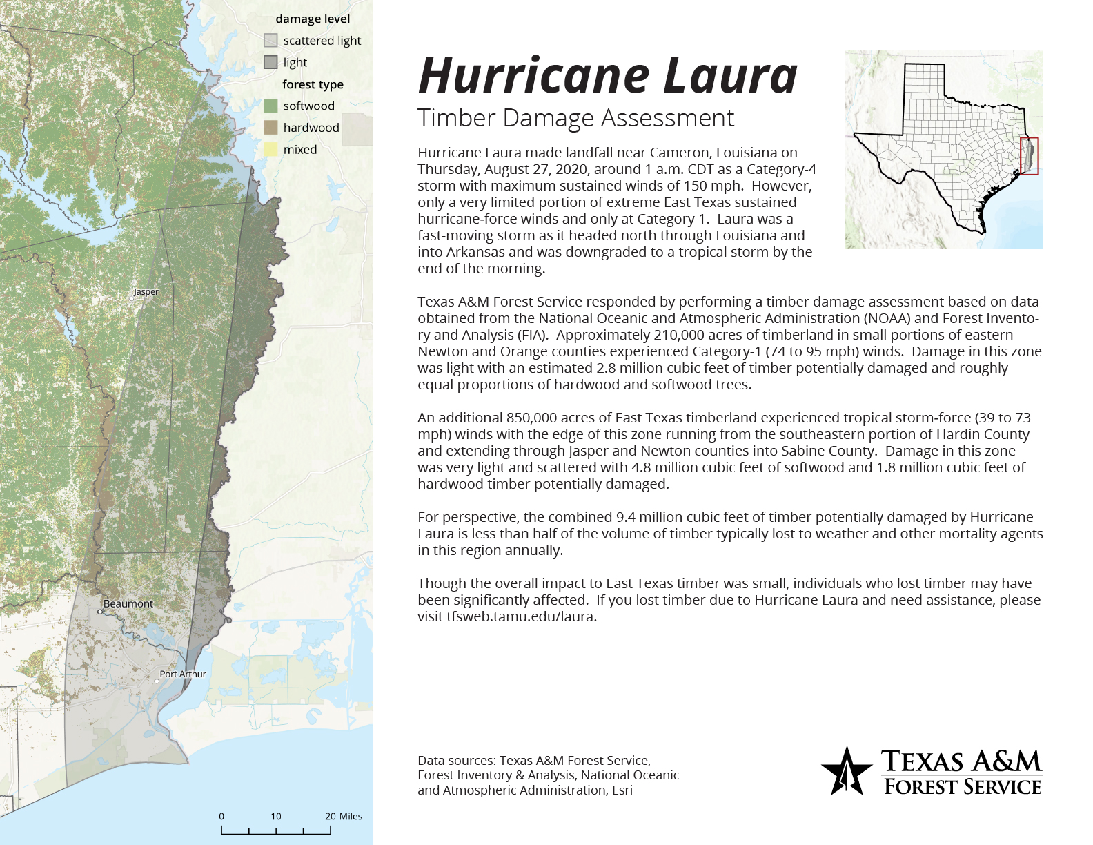Hurricane Laura Damage Assessment