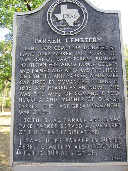 Paraker Cemetery sign