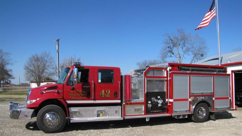 A Stock Photo of a Fire Truck