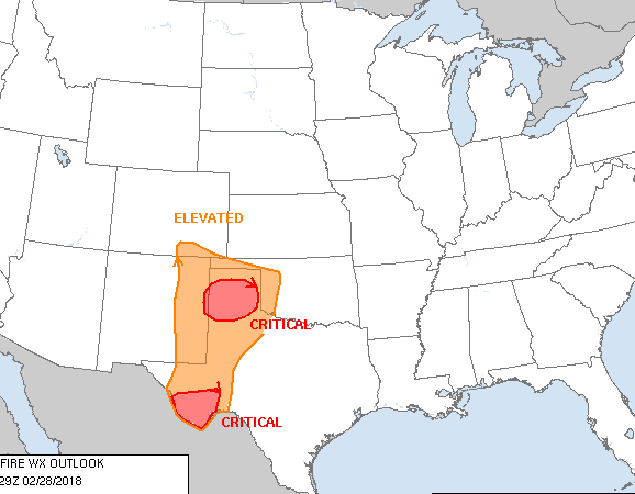 fire outlook 28feb18