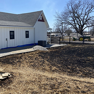 Home survives wildfire