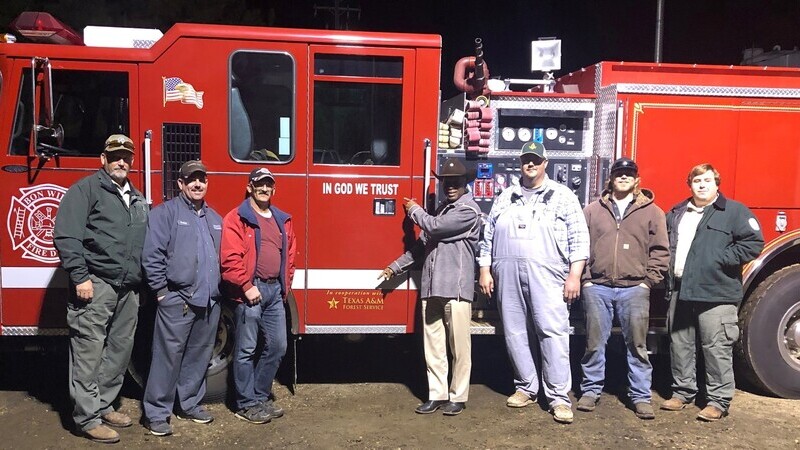 Members of the bon vier fire department