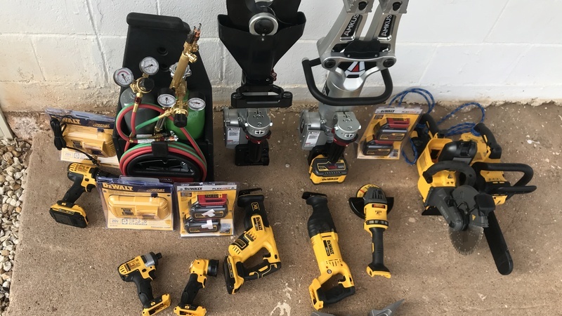 New extrication tools for the whiteface volunteer fire department