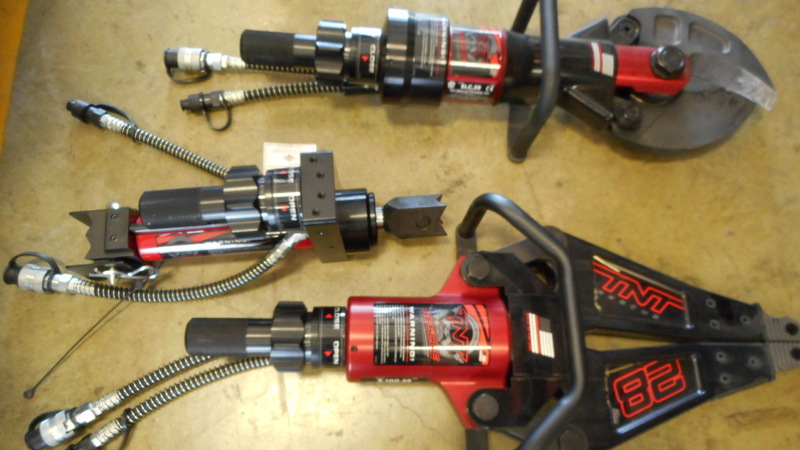Fire department extraction equipment