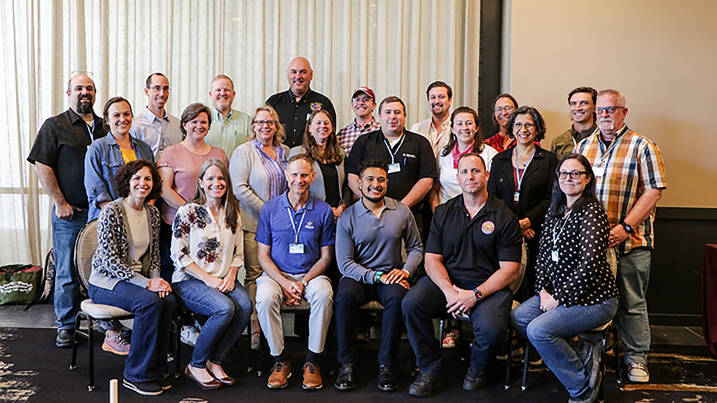 Texas A&M Forest Service Leadership Institute participants join together at their final session