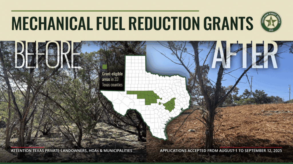 A graphic that says "mechanical fuel reduction grants"